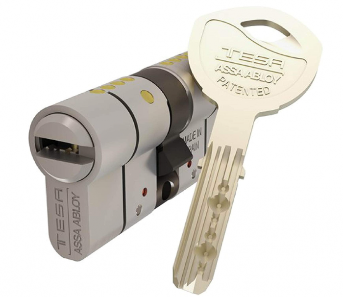 Set cilindru siguranta Tesa si 5 chei, 35 x 35 mm [2]