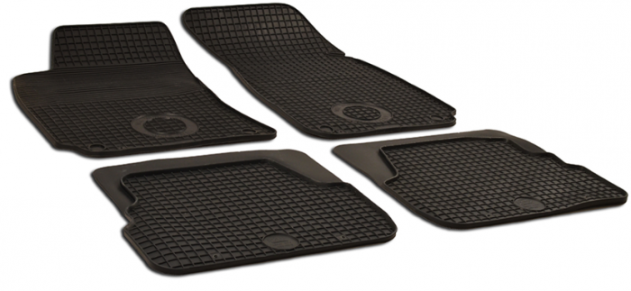 Set Covorase Auto Cauciuc Umbrella Pentru Skoda Superb (2002-2008) + Suport Numar Inmatriculare Mega Drive Simplu Set 2 Buc [2]