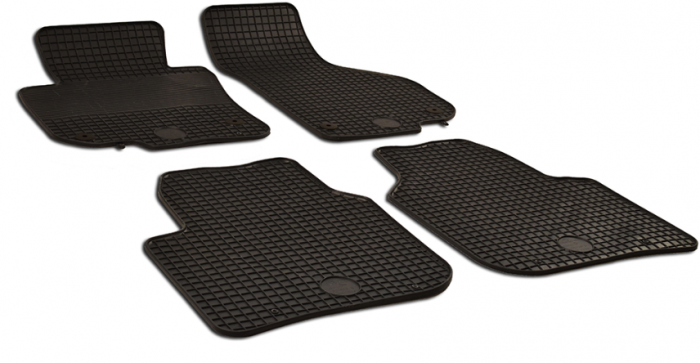 Set Covorase Auto Cauciuc Umbrella Pentru Skoda Superb Ii (2008-2015) + Suport Numar Inmatriculare Mega Drive Simplu Set 2 Buc [2]