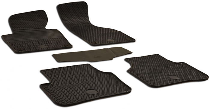 Set Covorase Auto Cauciuc Umbrella Pentru Volkswagen Passat B6 (2005-2010).B7 (2011-2014). Cc (2008-2017) – 5Pcs + Odorizant Auto Bradut Wunder-Baum Black Ice [2]