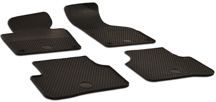 Set Covorase Auto Cauciuc Umbrella Pentru Volkswagen Passat B6 (2005-2010).B7 (2011-2014). Cc (2008-2017) + Odorizant Auto Bradut Wunder-Baum Black Ice [2]