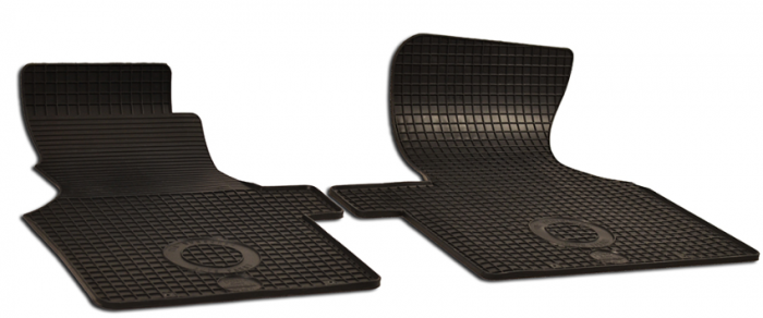 Set Covorase Auto Cauciuc Umbrella Pentru Volkswagen T4 (- 2003) – 2Pcs + Odorizant Auto Bradut Wunder-Baum Black Ice [2]