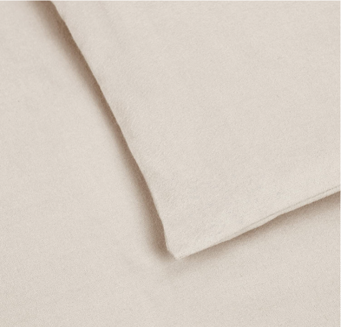 Set cuvertură de pilote Amazon Basics, 200 x 200 cm / 50 x 80 cm x 2, bej [3]