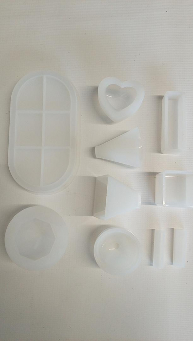 Set de 10 matrițe YUTUY Forme din silicon pentru turnare/confectionare bijuterii [2]