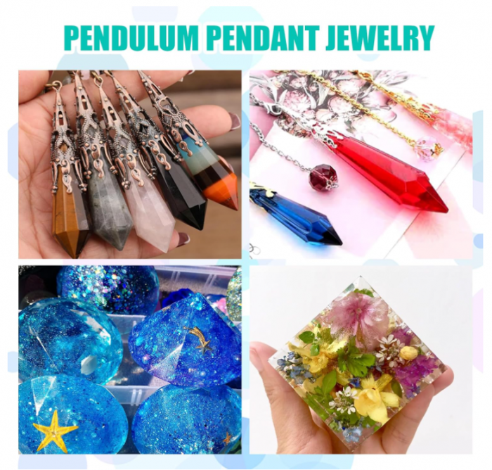 Set de 10 matrițe YUTUY Forme din silicon pentru turnare/confectionare bijuterii [4]