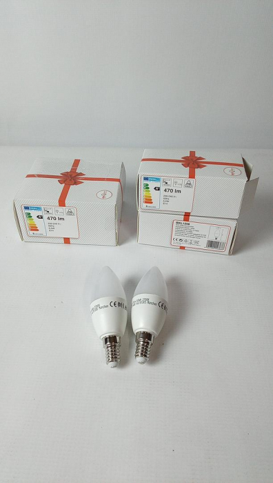 Set de 2 becuri LED B.K.Licht, Smart Home E14 alb cald, 5,5 wați, 470 lumeni [2]