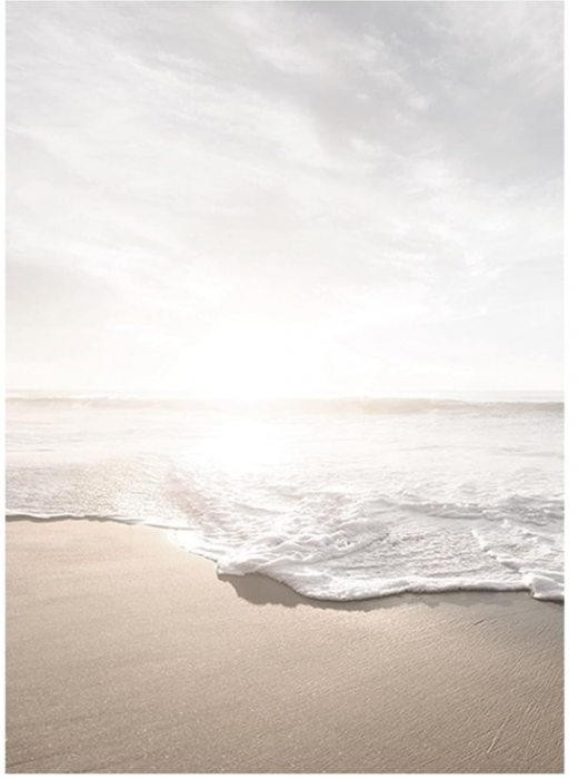 Set de 3 postere SWECOMZE fara rama pentru sufragerie/dormitor, (30 x 40 cm), bej [5]