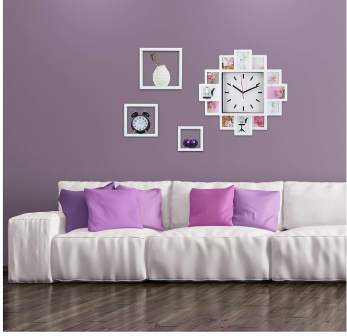 Set de 3 rafturi de perete Relaxdays Cube, Alb, 25 x 25 x 25 cm [3]