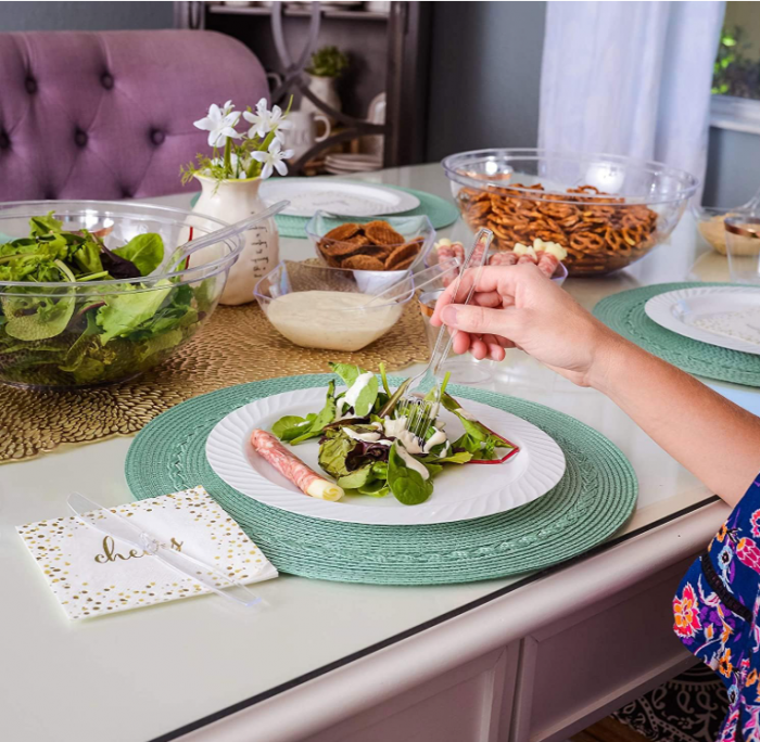 Set de 400 tacâmuri din plastic, furculițe si cuțite [7]