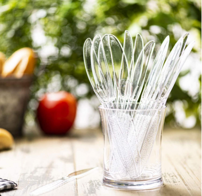 Set de 400 tacâmuri din plastic, furculițe si cuțite [5]