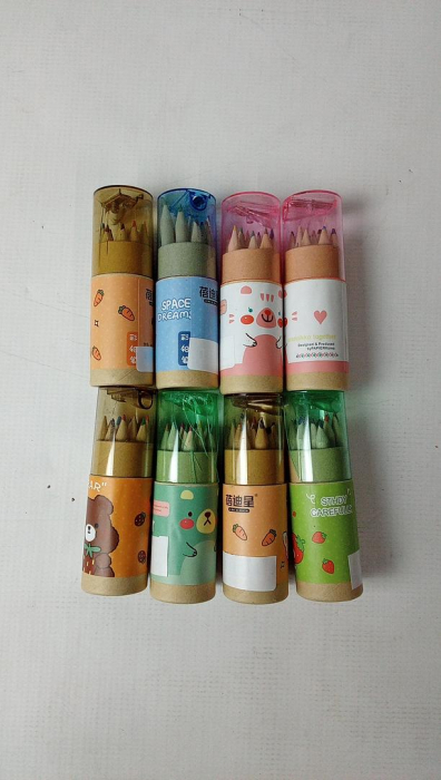 Set de 8 creioane de colorat x 12 culori pentru copii CIOUYAOS [2]