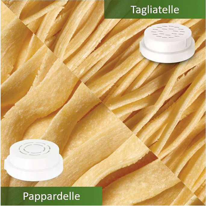 Set 2 accesorii pentru masina de facut paste, PHILIPS HR2485/09, pappardelle și tagliatelle [4]