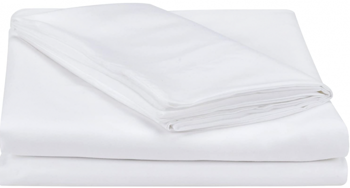 Set de așternuturi din microfibră, alb [4]