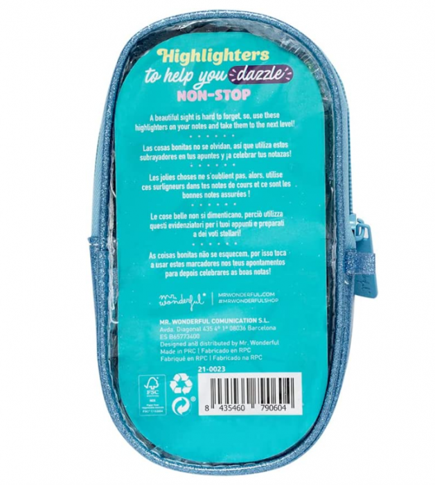 Set de carioci highlighter Mr. Wonderful [3]