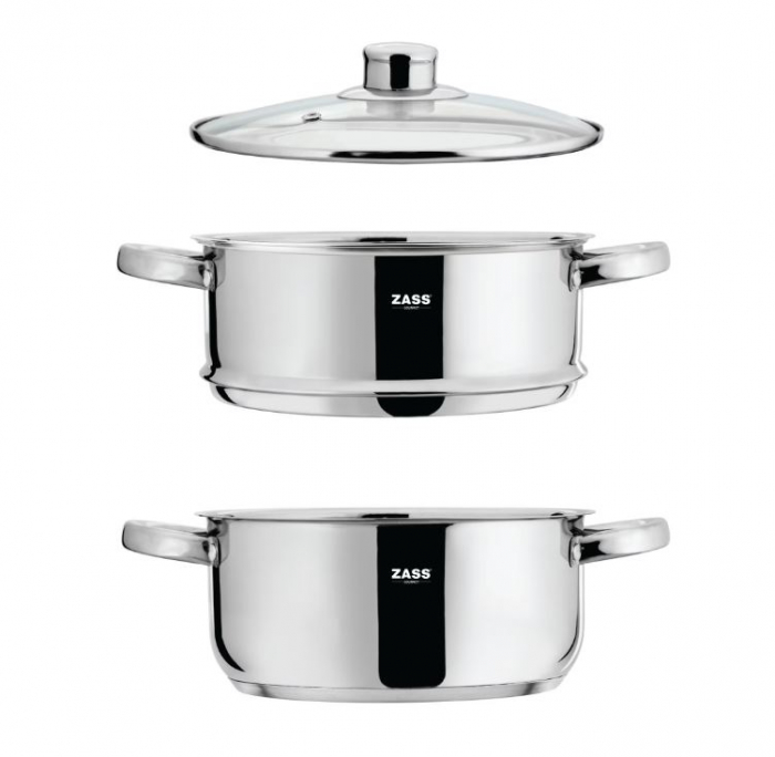 Set oale de gatit sub Aburi din Inox Zass Gourmet ZG-SSS 01 [2]