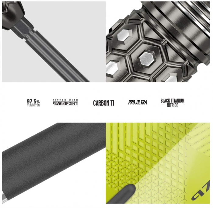 Set de săgeți Target Darts 975 02, vârf din oțel SWISS STEEL, 25 grame [7]