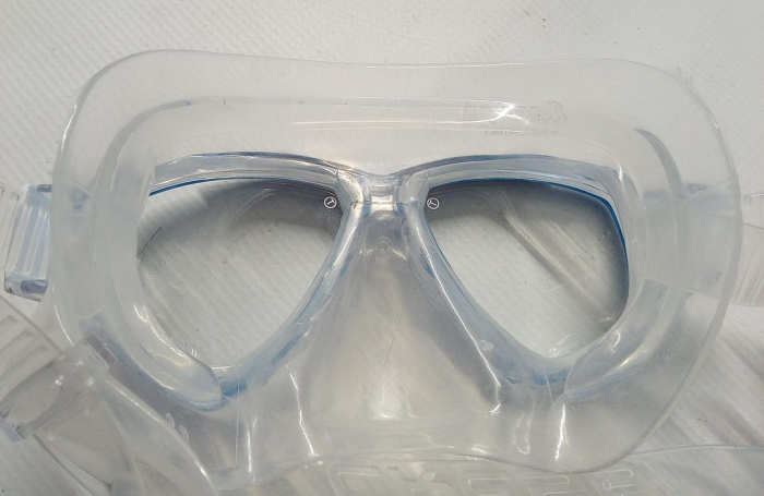 Set de scufundari pentru adulti Cressi Perla, ochelari + tub snorkeling, albastru [4]