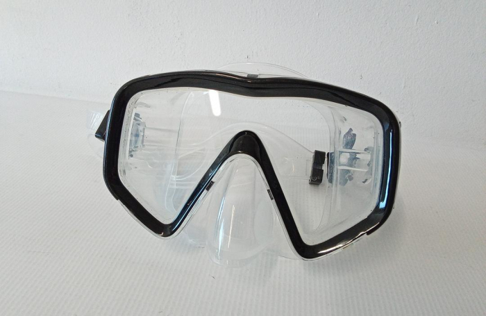 Set de scufundari pentru adulti JEMULICE, ochelari + tub snorkeling, negru [4]