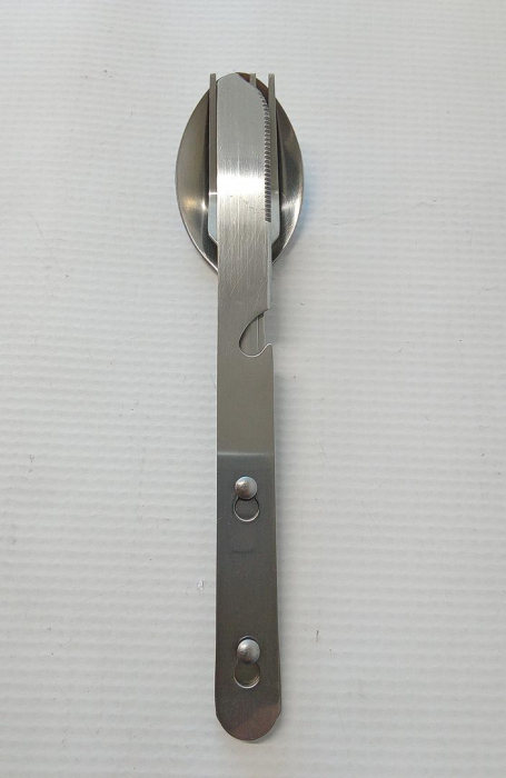 Set de tacâmuri din oțel inoxidabil CAO, 3 piese, pentru camping [4]