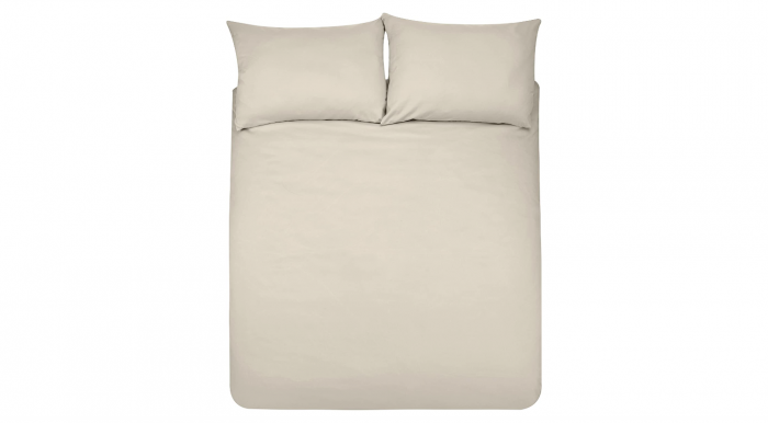 Set Husa pilota din microfibră Amazon Basics, bej, 230 x 220 cm/ 50 x 80 cm x 2 [1]