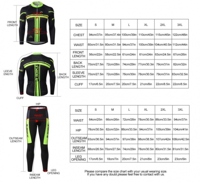 Set jacheta si pantaloni pentru ciclism INBIKE pentru barbati, L [6]