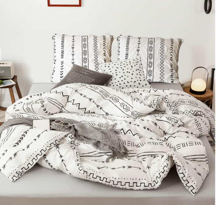 Set lenjerie de pat Gafance din 2 piese, husă de pilota 135 x 200 cm + față de pernă 80 x 80 cm [4]