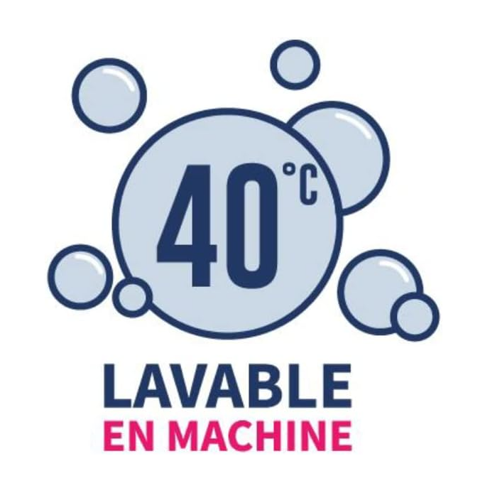 Set lenjerie de pat pentru copii Bleu Câlin Caradou din bumbac cu pilota, 4 piese, 95 x 140 cm [5]