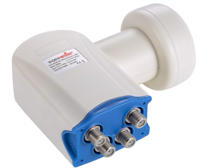 Set LNC Poppstar Quad LNB 4 căi cu 8 conectori F pentru antenă de satelit [3]