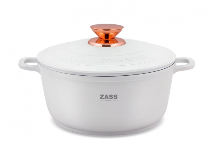 Set oale de inalta calitate din aluminiu 11 piese Zass Gourmet Berlin ZG-ACS 01, Alb [2]