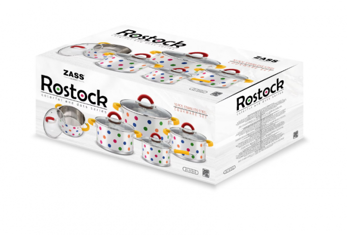 Set oale inox cu capac 10 piese Zass Gourmet ZG-SCS 02, Multicolor [5]