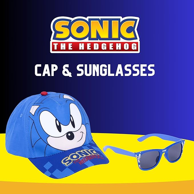 Set palarie si ochelari de soare pentru copii Sonic The Hedgehog, 53 [5]