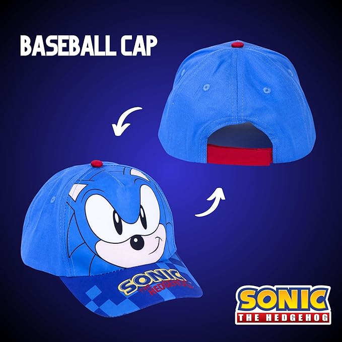 Set palarie si ochelari de soare pentru copii Sonic The Hedgehog, 53 [6]