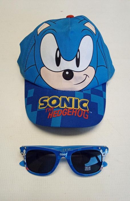 Set palarie si ochelari de soare pentru copii Sonic The Hedgehog, 53 [2]