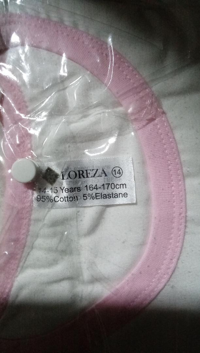 Set pijamale cu mânecă lungă LOREZA pentru fete din bumbac din două piese [4]