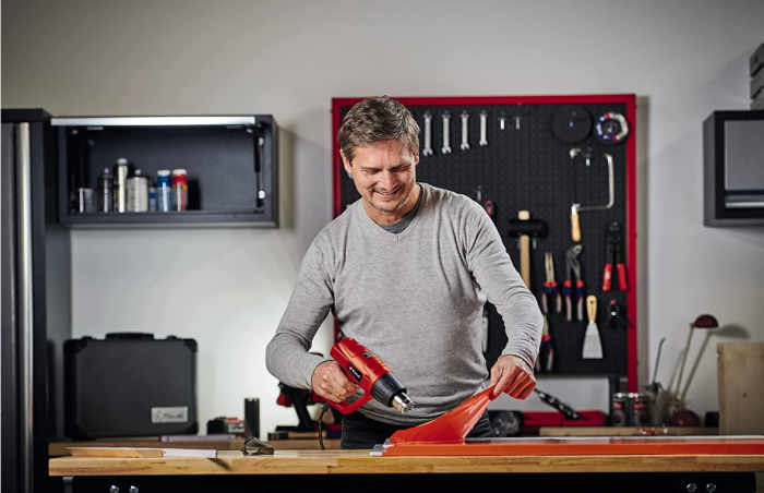 Set Pistol cu aer cald Einhell TH-HA 2000/1, Include 4 duze, racletă de vopsea și carcasă de depozitare [3]