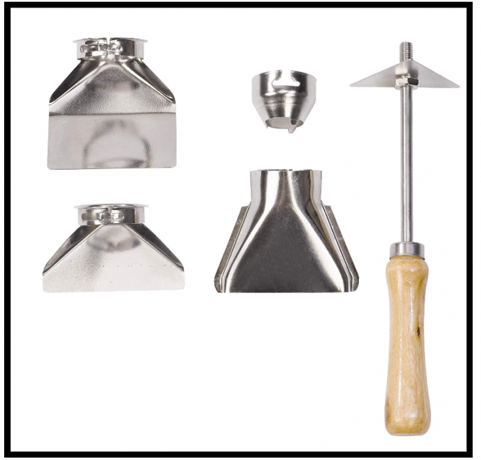 Set Pistol cu aer cald Einhell TH-HA 2000/1, Include 4 duze, racletă de vopsea și carcasă de depozitare [2]