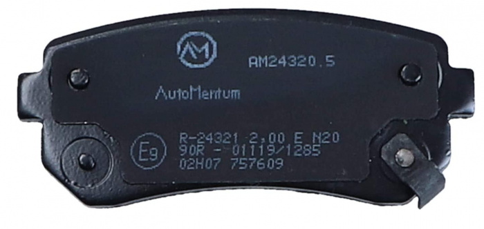 Set plăcuțe de frână AutoMentum AM24320.5, set de 4 pentru KIA PICANTO (TA) 2011- Axa spate și alte vehicule [4]