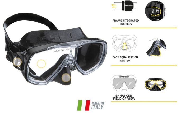 Set snorkeling Cressi Onda, masca + tub [6]