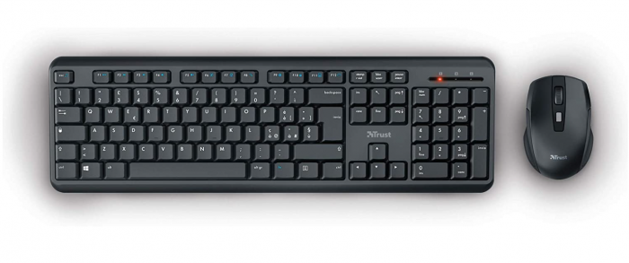 Set tastatură și mouse fără fir Trust Ymo pentru Windows/Linux, Silențios, PC/Laptop, Negru [6]