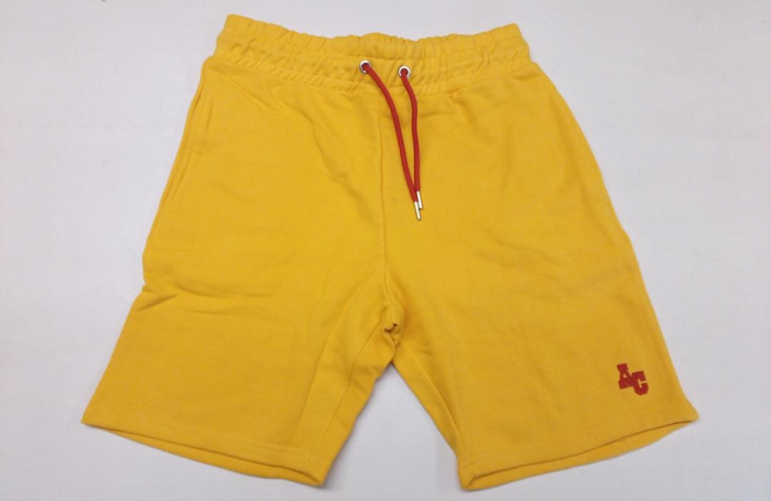 Set tricou si pantaloni scurti unisex AMERICAN COLLEGE, rosu/galben, M [3]