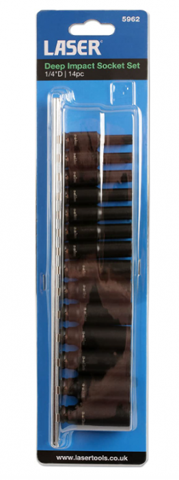 Set tubulare Laser 5962, 6.35 mm diametru, set de 14 [4]