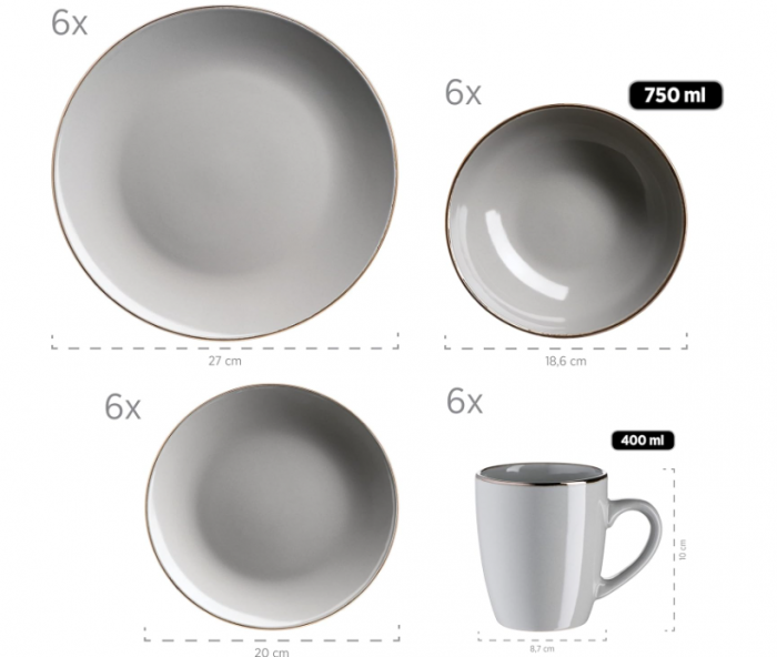 Set vesela MÄSER 931626, 24 piese, 6 persoane [4]