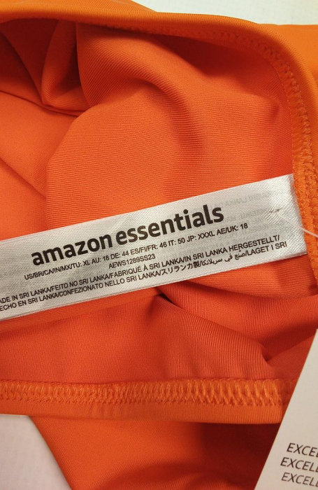 Slip de baie pentru femei Amazon Essentials, Bikini portocaliu, XL/44 [2]