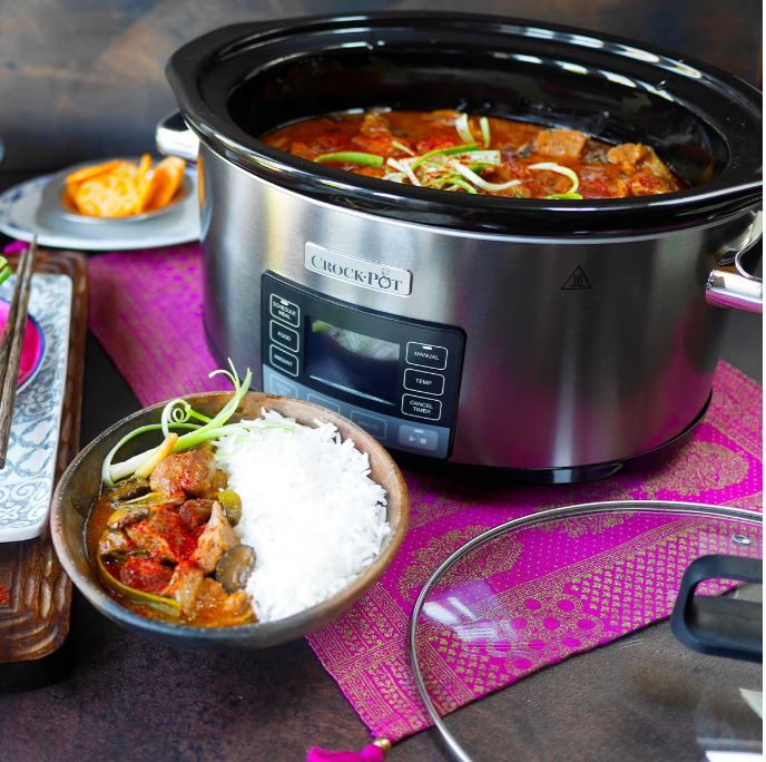 Slow Cooker Crock-Pot, 5.6L, Oțel inoxidabil [9]