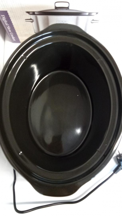 Slow cooker Crock-Pot CSC063X-01, 7.5 L, digital, vas ceramica, capac de sticla, inox [4]