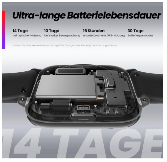 Smartwatch Amazfit Active, 1.75 inchi, baterie de 14 zile [10]