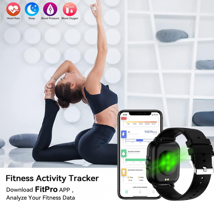 Smartwatch GOGORUN cu ecran tactil de 4.6 cm [6]