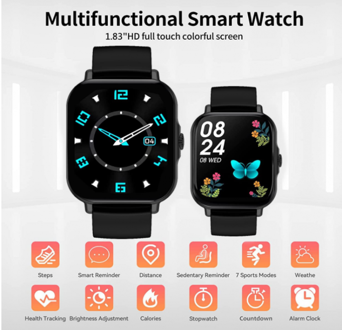 Smartwatch GOGORUN cu ecran tactil de 4.6 cm [4]