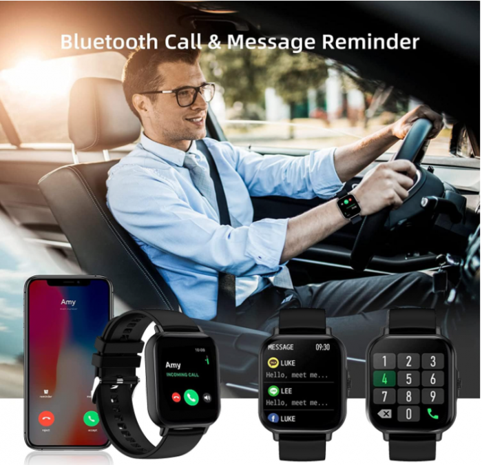 Smartwatch GOGORUN cu ecran tactil de 4.6 cm [5]