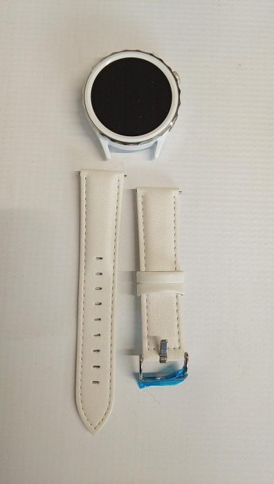 Smartwatch pentru femei SIEMORL, 1,32 inchi, Argintiu/Alb [3]